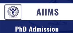 aiims phd admission january 2024